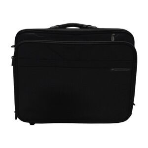 Briggs Riley Black Rolling Laptop Briefcase Carry On Travel Bag Packing Sleeves